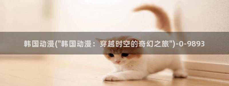黑猫动漫：韩国动漫(\